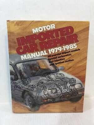 motor imported car repair manual