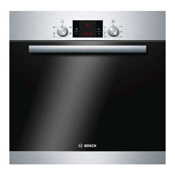 bosch oven repair manual