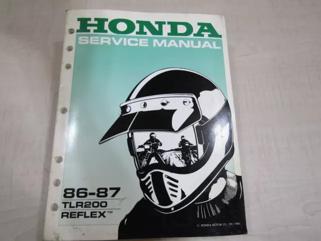 1986 honda trx200sx repair manual