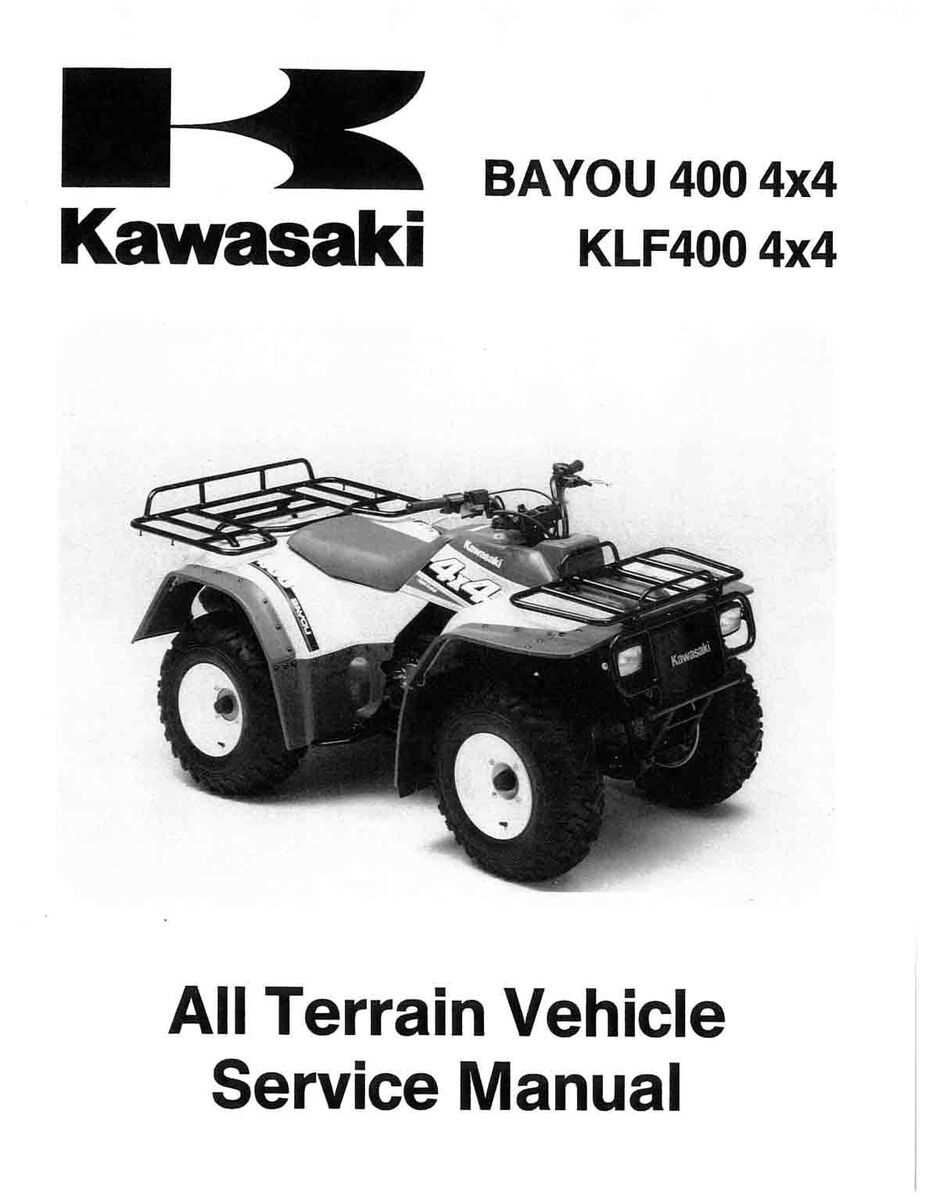 kawasaki bayou 400 4x4 repair manual