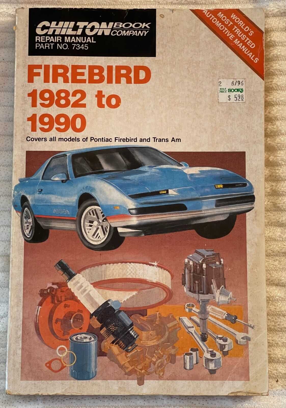 pontiac firebird repair manual