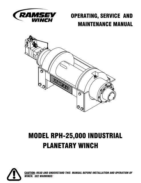 ramsey winch repair manual