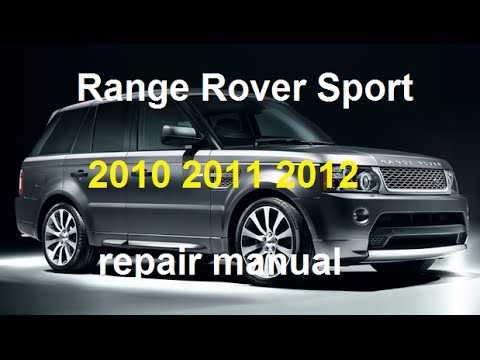 range rover sport repair manual