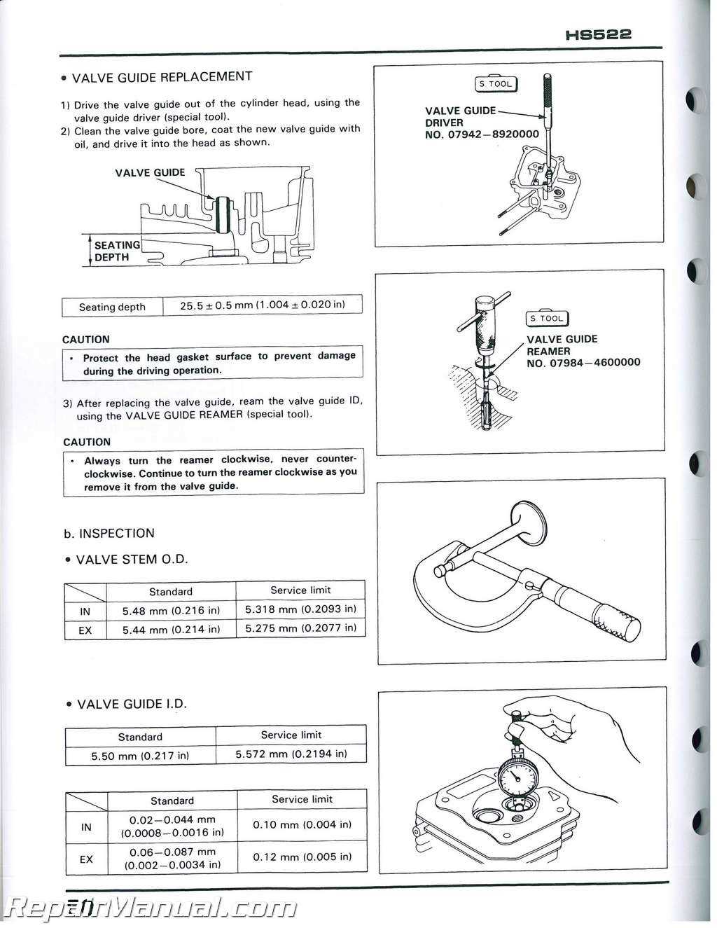 honda hs928 repair manual