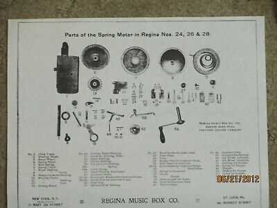 regina music box repair manual