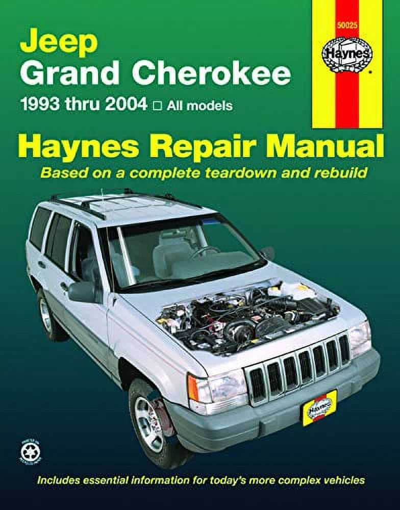 repair manual 2004 jeep grand cherokee