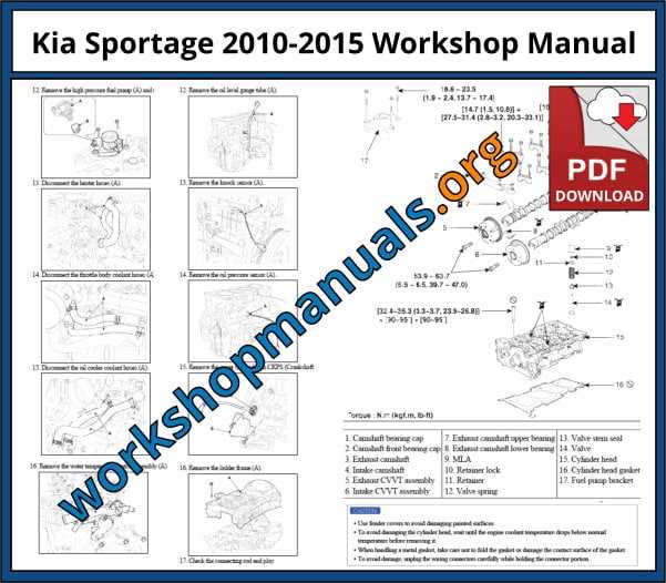 repair manual kia sportage