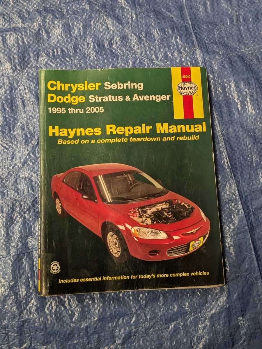 2004 dodge stratus repair manual