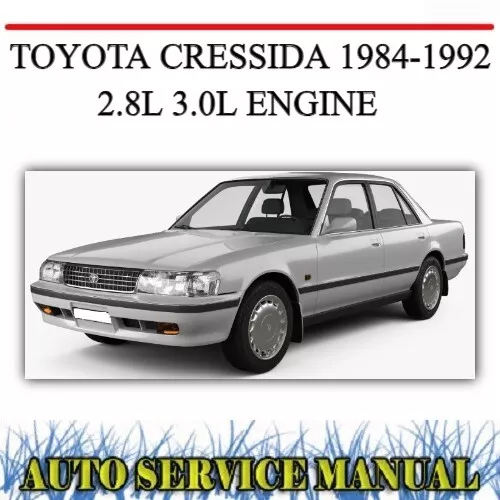 1992 toyota cressida repair manual