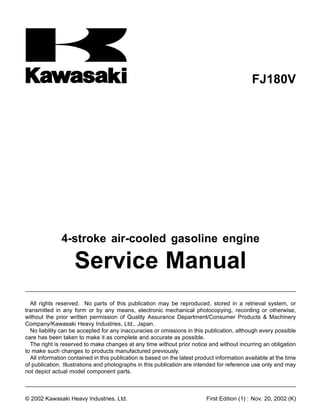 kawasaki small engine repair manual