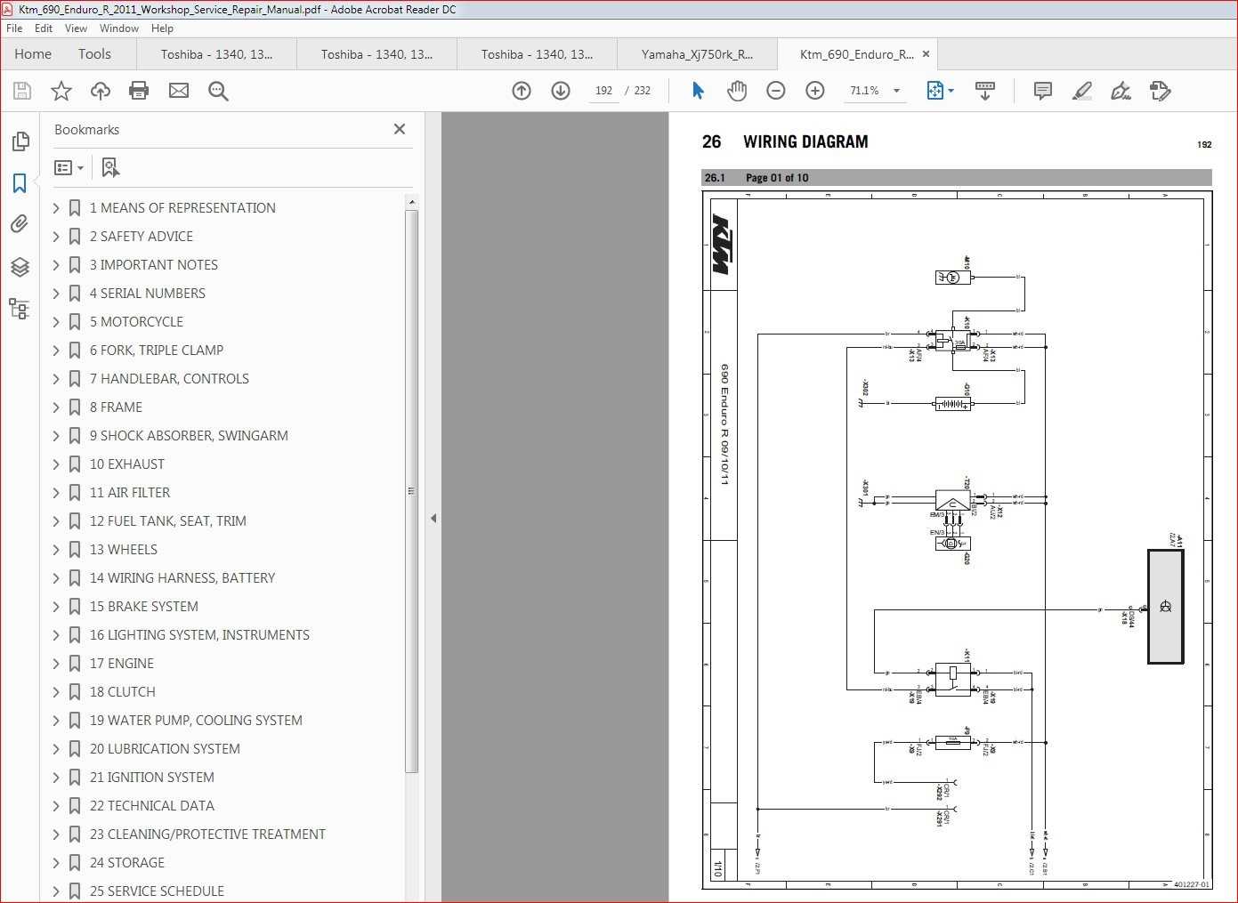 ktm 690 enduro repair manual