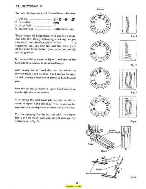 riccar sewing machine repair manual