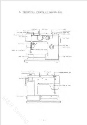 riccar sewing machine repair manual