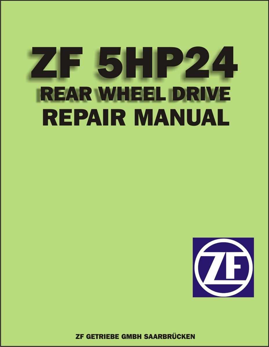 zf 6hp26 repair manual