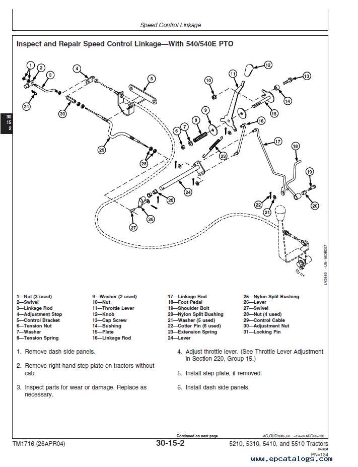 john deere 5510 repair manual