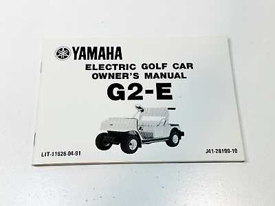 yamaha golf cart repair manual