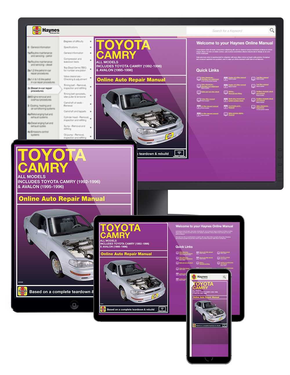 auto repair manual toyota