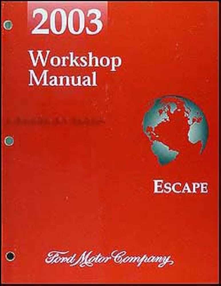 2003 ford escape repair manual