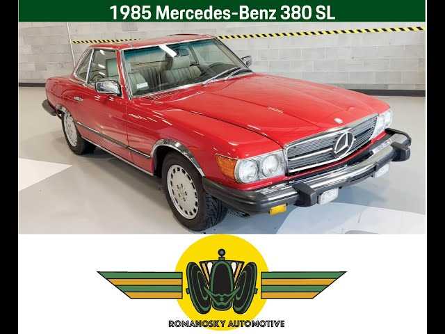 1985 mercedes 380sl repair manual