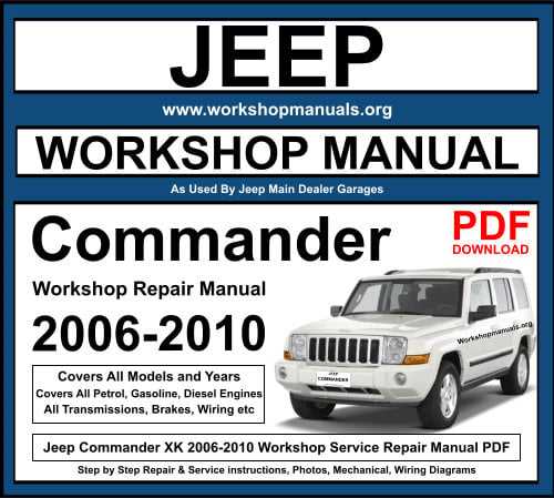 2007 jeep commander repair manual