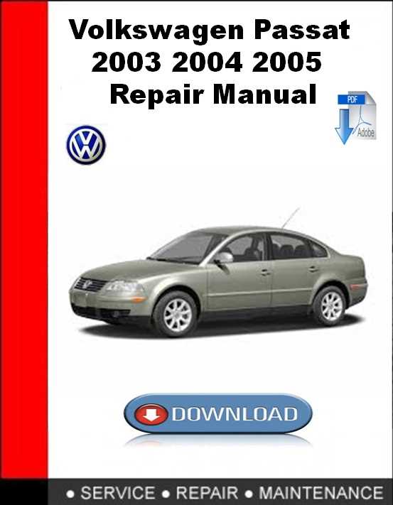 2003 vw passat repair manual