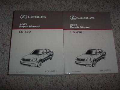 lexus ls430 repair manual