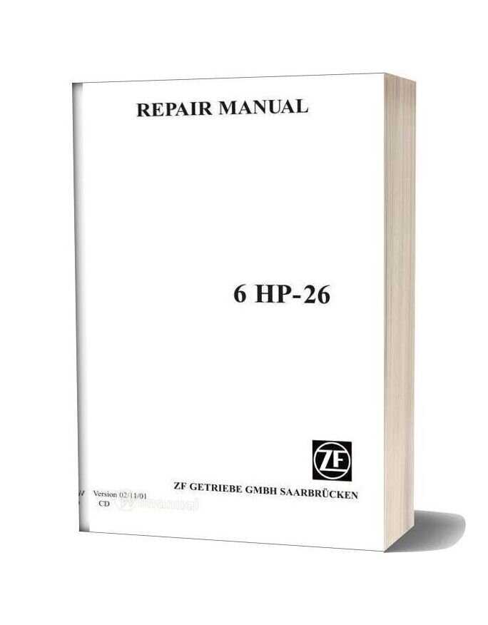 zf 6hp26 repair manual