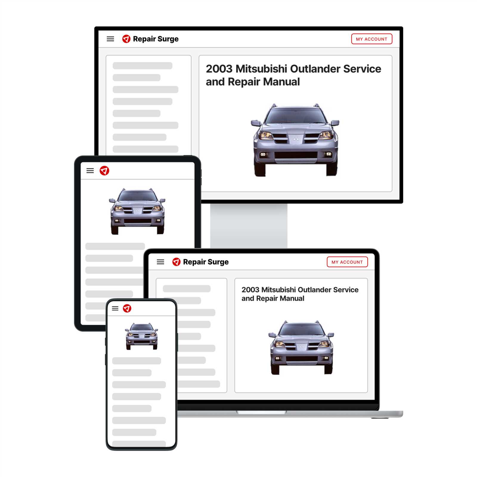 mitsubishi service repair manual