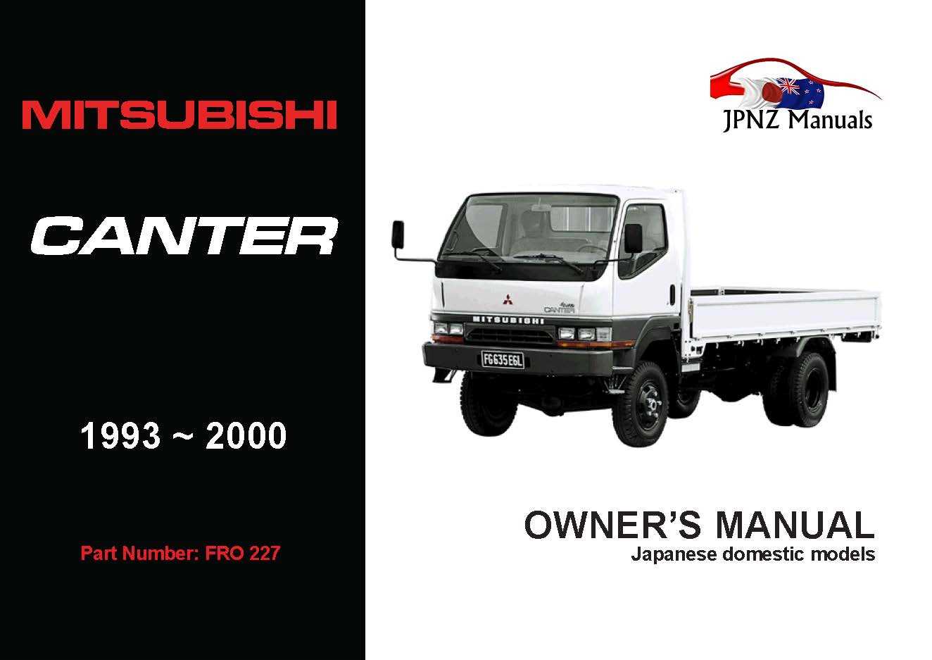 mitsubishi canter repair manual