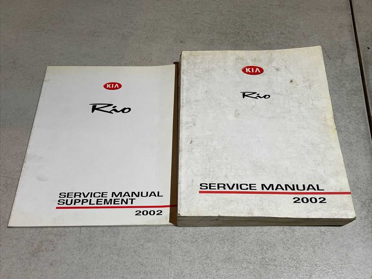 kia rio5 repair manual