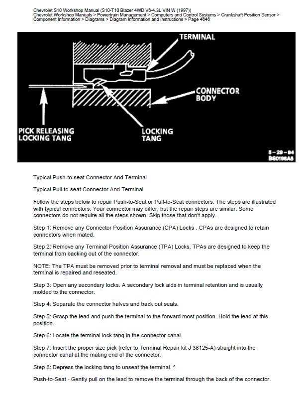 s10 blazer repair manual