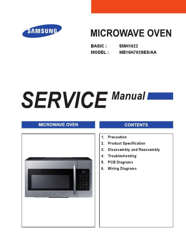 samsung me16h702ses repair manual