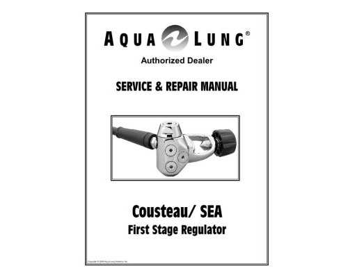 scuba regulator repair manual