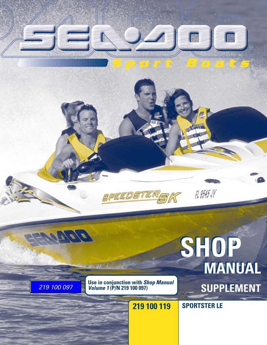 sea doo jet ski repair manual