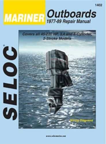 seloc mercury outboards 1965 89 repair manual