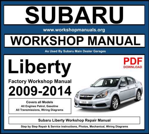 2012 subaru legacy repair manual