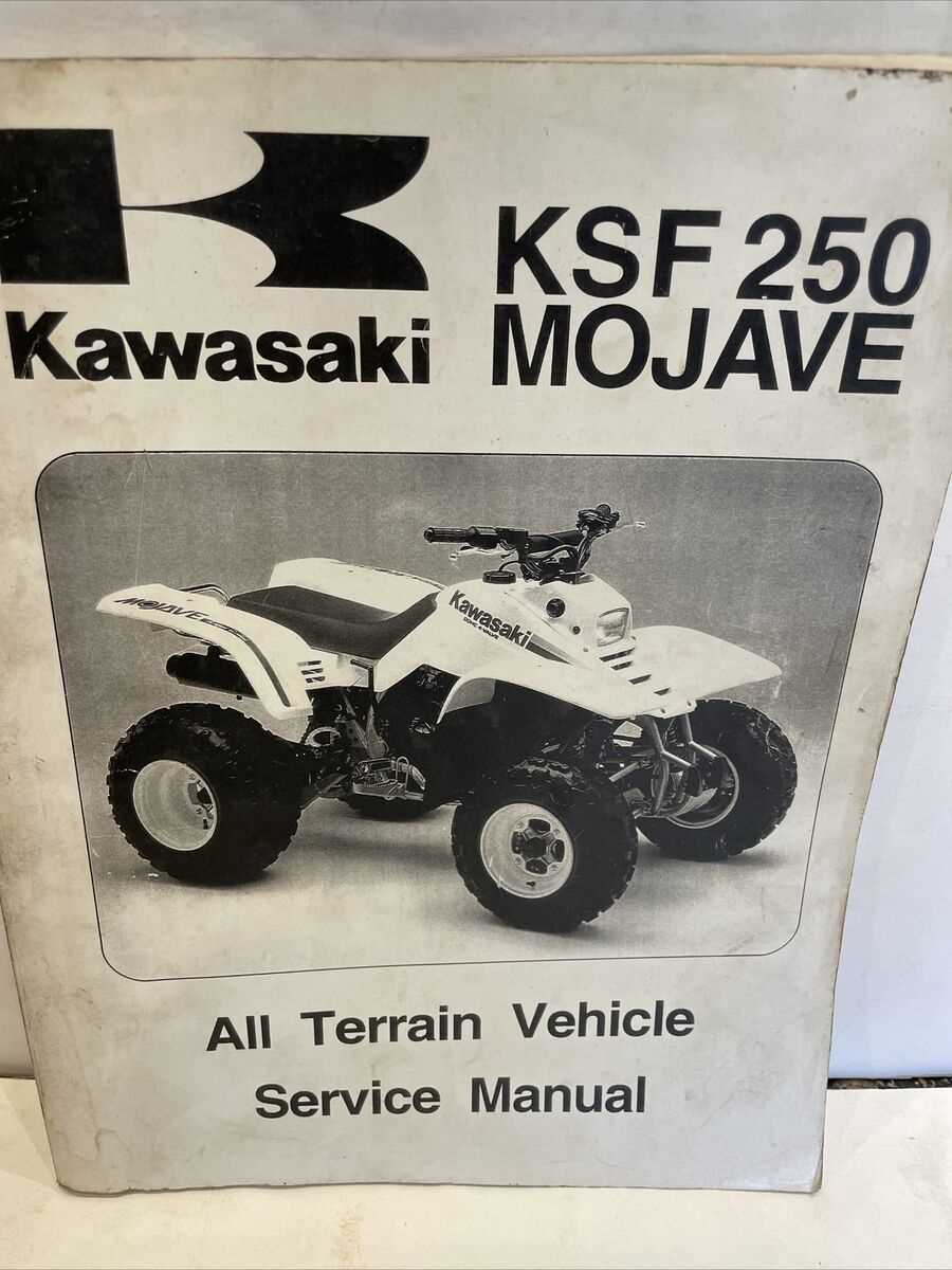 kawasaki mojave 250 repair manual