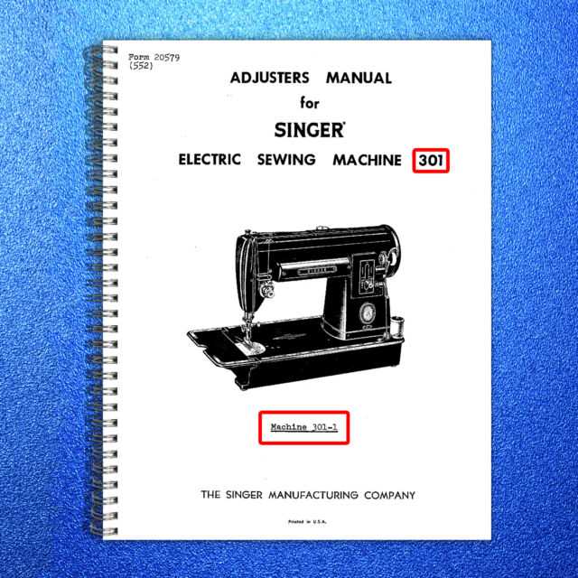 singer 301 repair manual