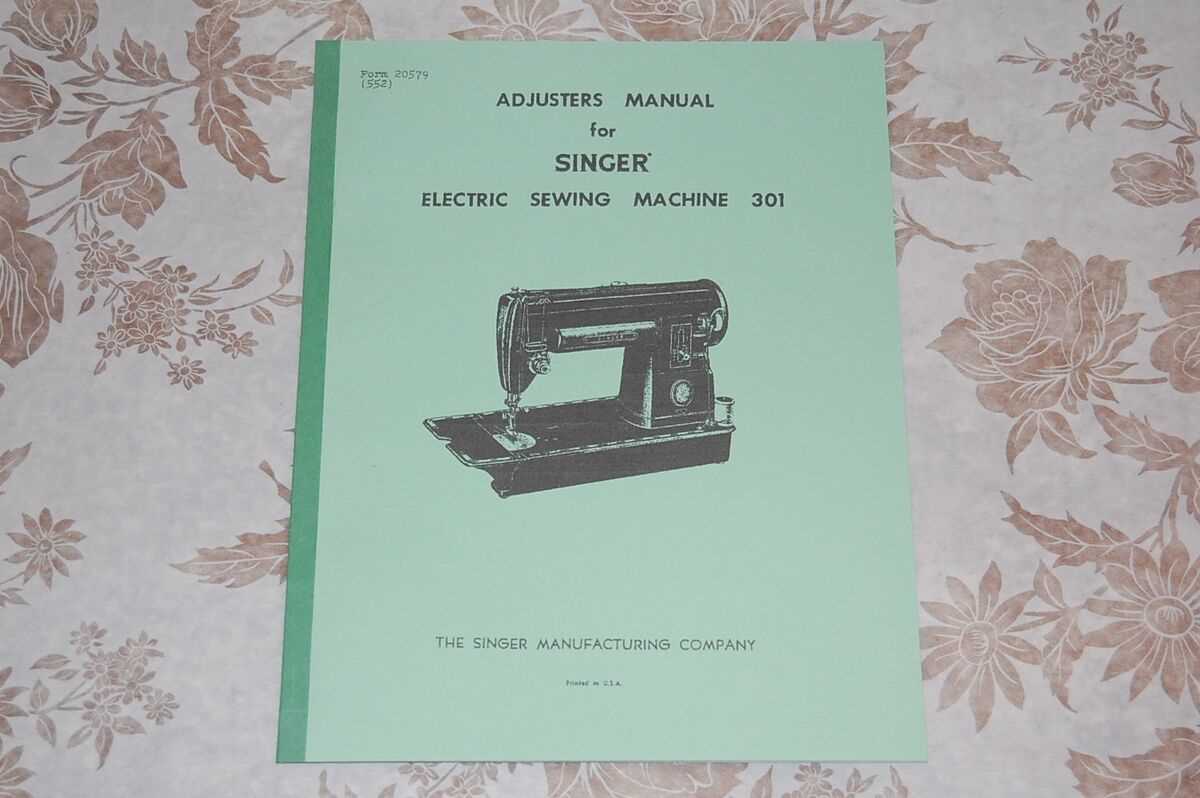 singer 301 repair manual