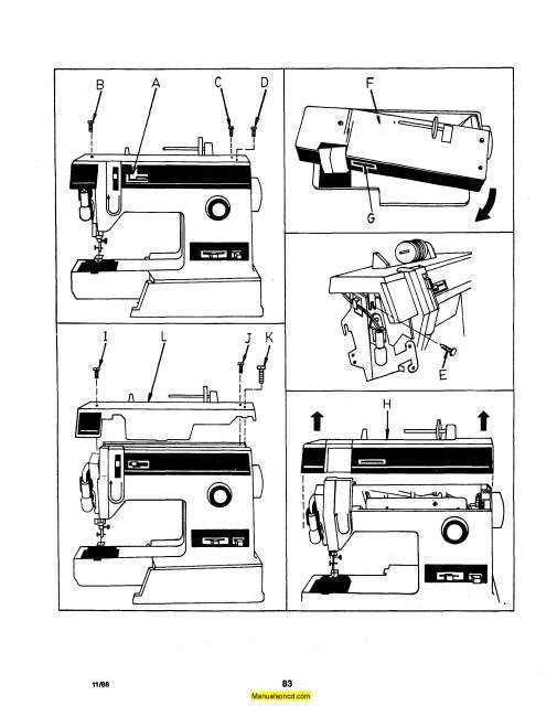 singer 6235 repair manual