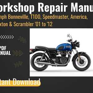 triumph america repair manual