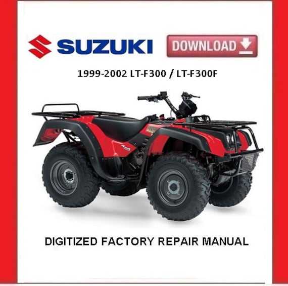 suzuki king quad repair manual