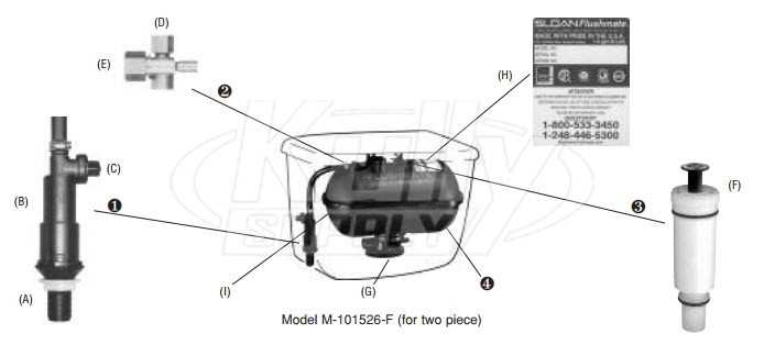 sloan flushmate repair manual