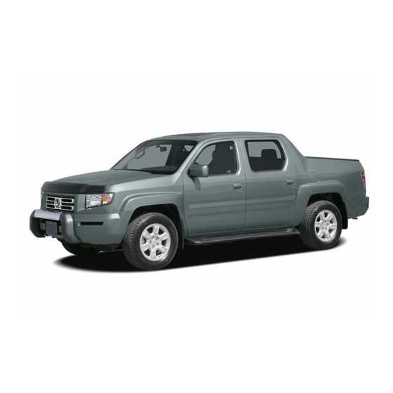 2007 honda ridgeline repair manual