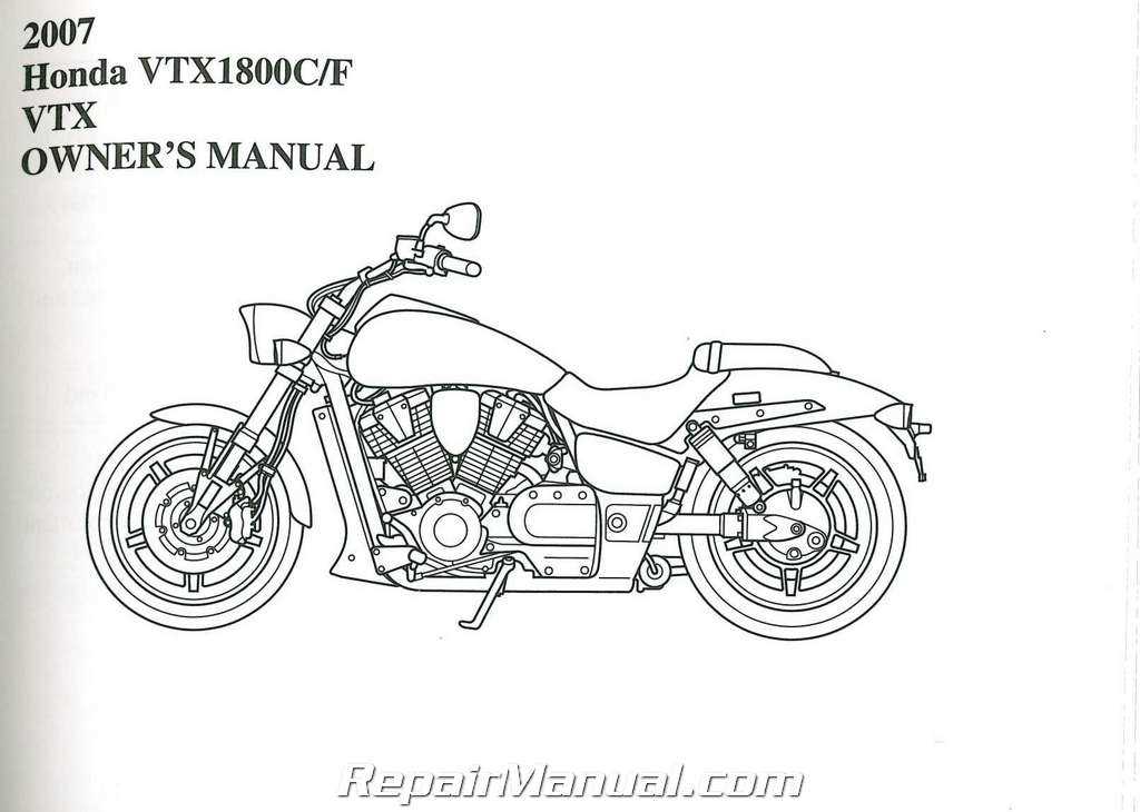 honda vtx 1800 repair manual