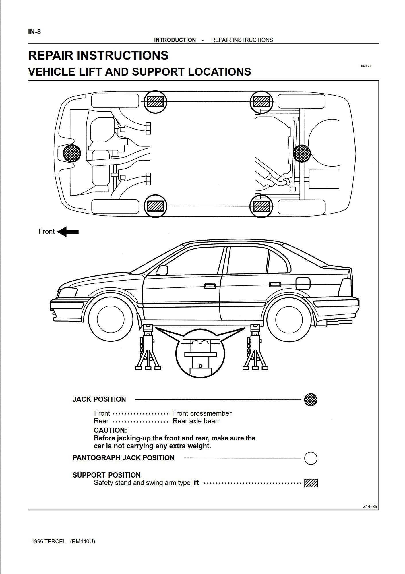 1993 toyota tercel repair manual