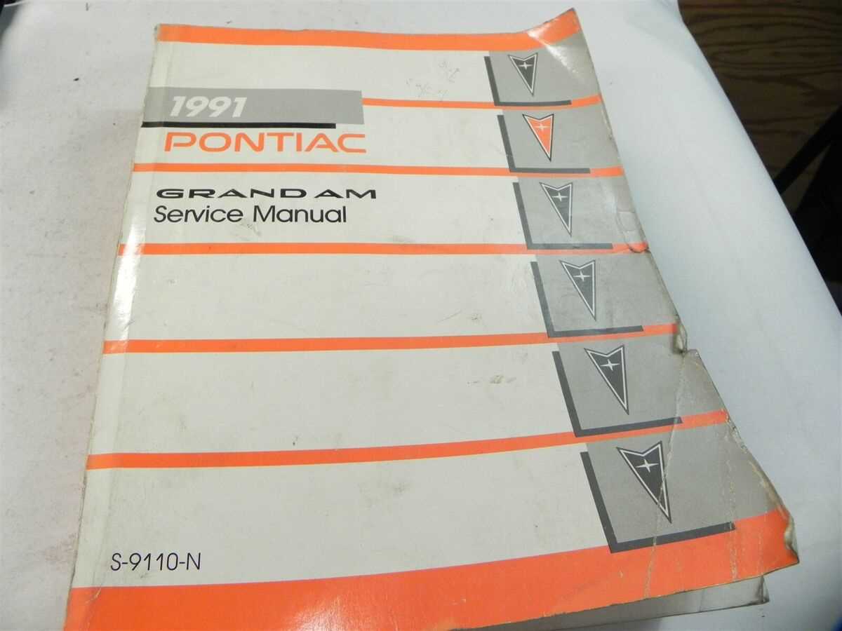 2001 pontiac grand am repair manual