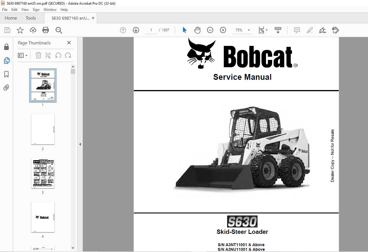 bobcat 643 repair manual