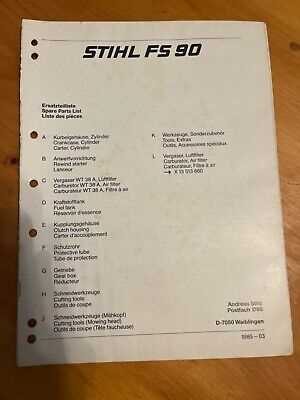 stihl fs90r repair manual