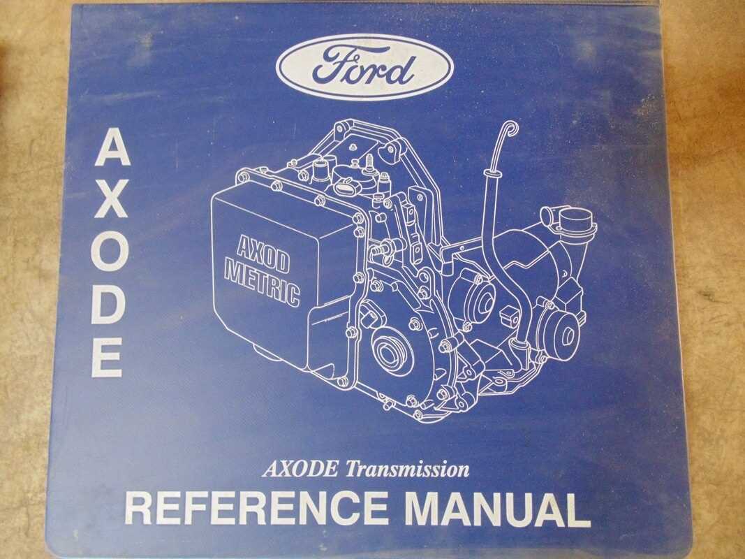 ford transmission repair manual